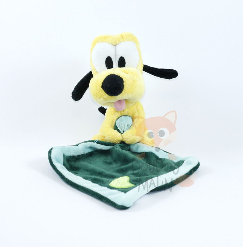  pluto the dog baby comforter green yellow leaf 